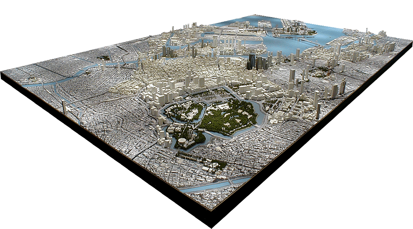 東京臨海部市街地模型 独立行政法人 都市再生機構