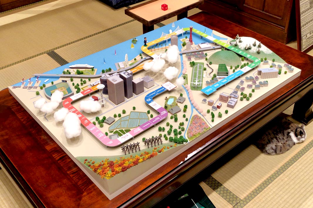 イチロー人生すごろく模型 ＳＭＢＣ日興証券×イチロー