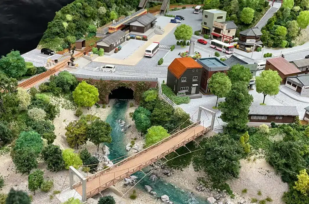 Nゲージ 撮影用ジオラマ 架空ジオラマ 鉄道模型